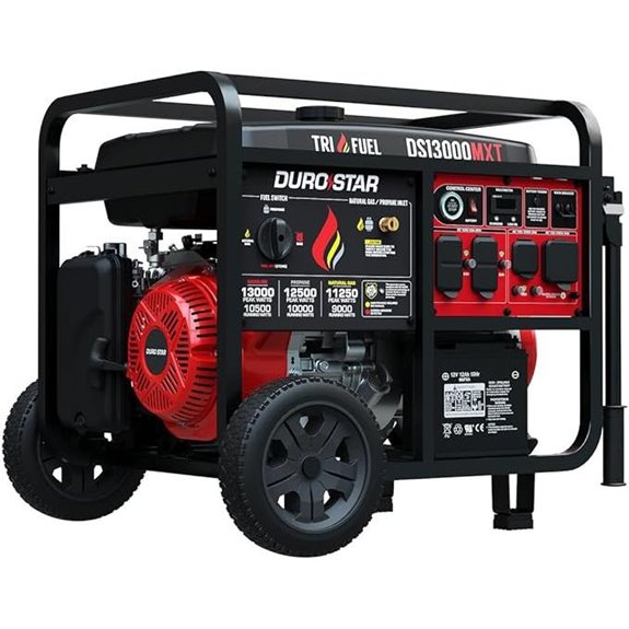DuroStar 13,000W Tri-Fuel Portable Generator