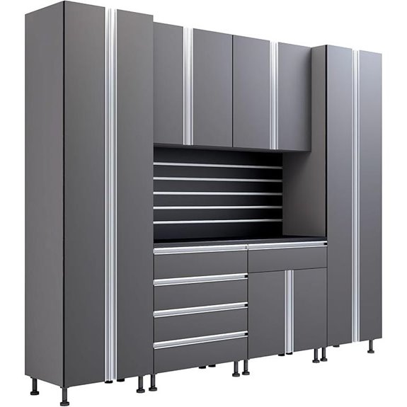 Premium Garage Cabinets 9-Piece Storage Set