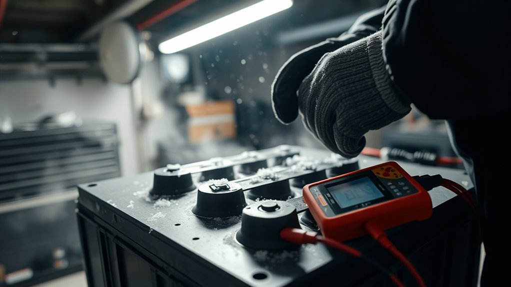 prepare battery for winter