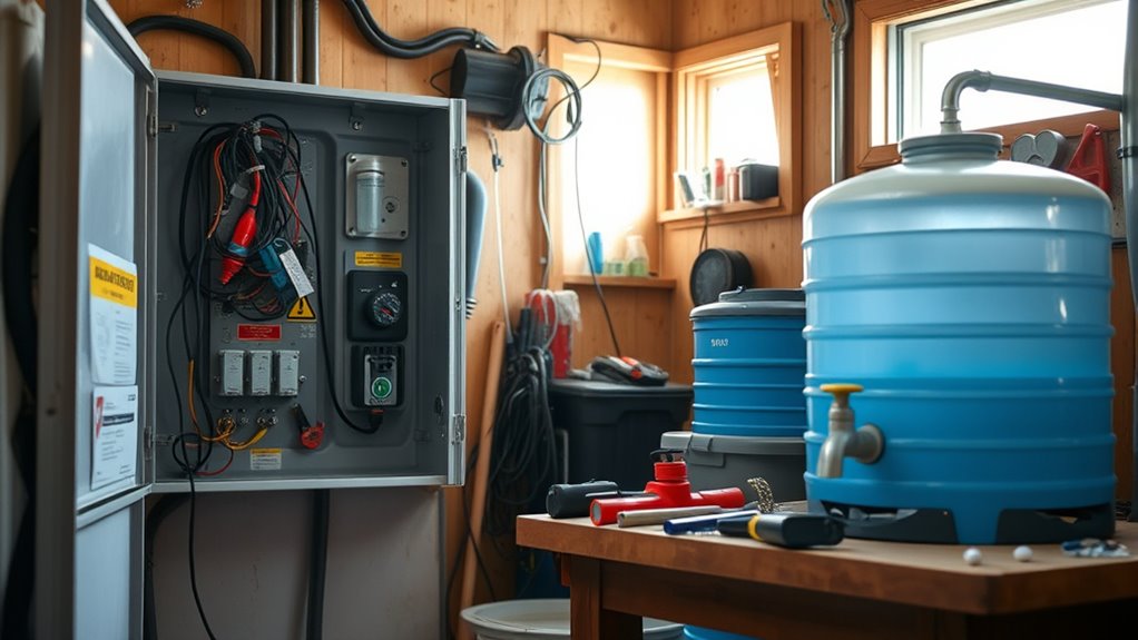 prepare store treat water