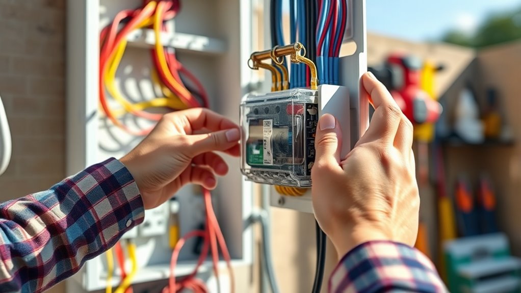 prevents simultaneous power sources