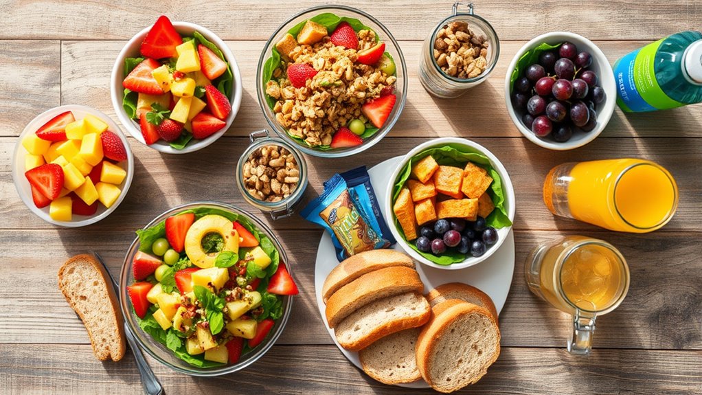 prioritize shelf stable portable foods