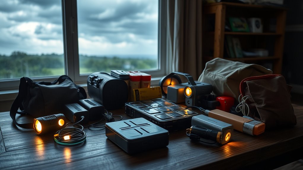 proper charger and battery storage