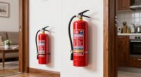 proper fire extinguisher placement