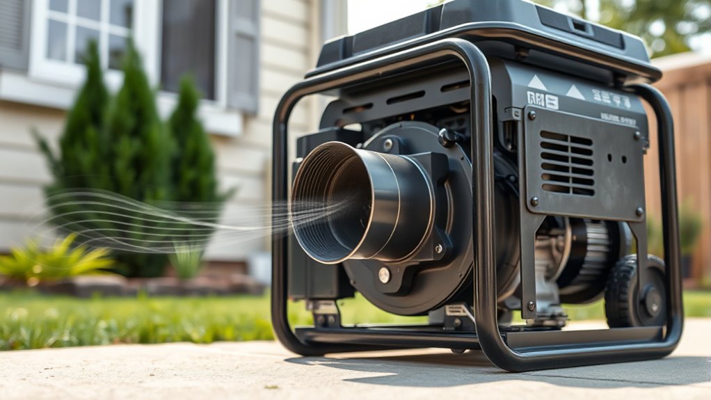 proper generator placement ensures safety