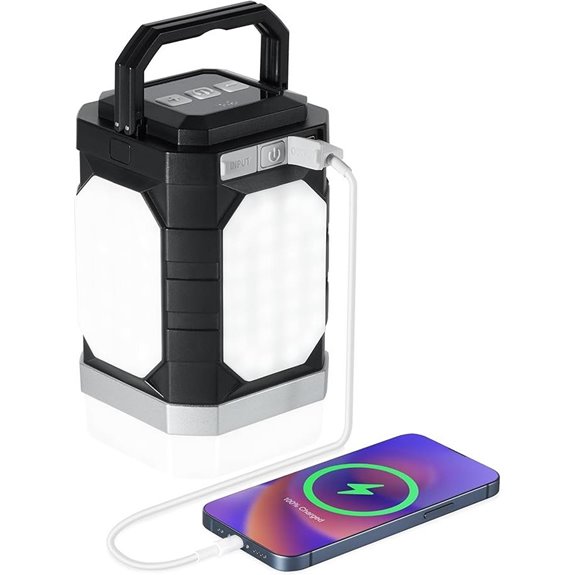 Sinvitron Rechargeable Camping Lantern with 30,000mAh Battery
