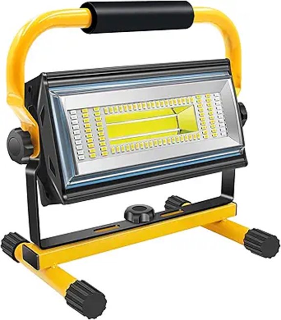 100W COB Rechargeable LED Work Light with Stand