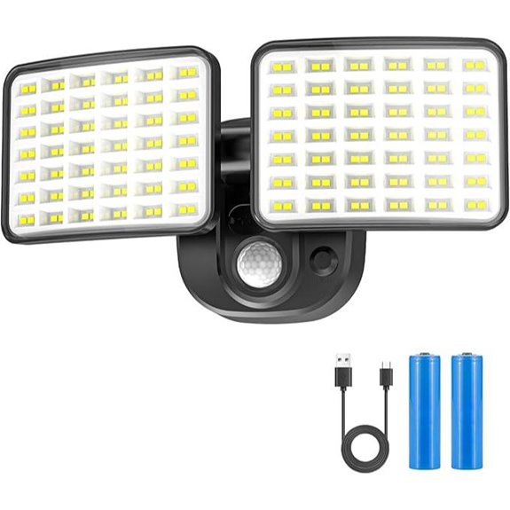 Rechargeable Dual-Mode Motion Sensor LED Flood Light