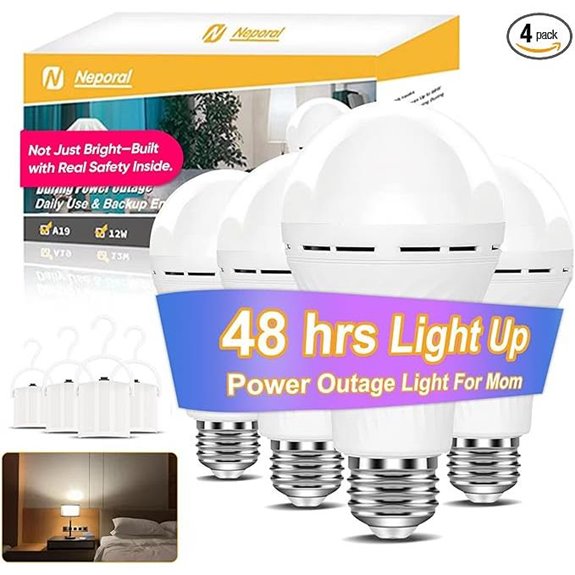 Neporal LITE Rechargeable Emergency LED Light Bulb