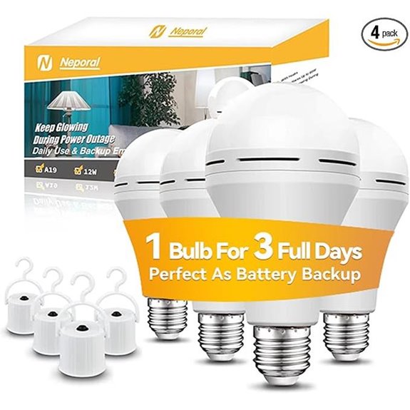 Neporal LITE PRO Rechargeable Emergency Light Bulb