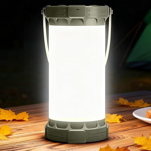 Glocusent 135 LED Camping Lantern Rechargeable SOS Bright