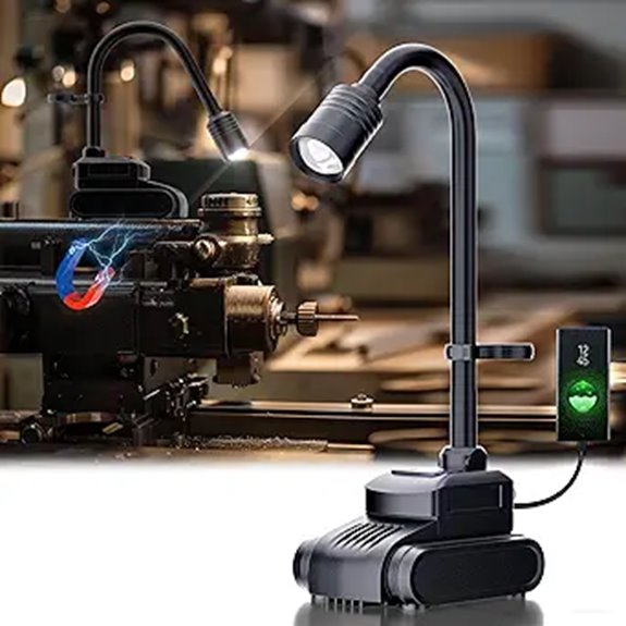 LED Work Light with Magnetic Gooseneck Rechargeable 2000 Lumen
