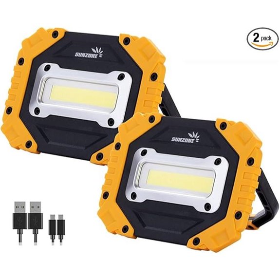 Sunzone LED Rechargeable Magnetic Work Light (2 Pack)