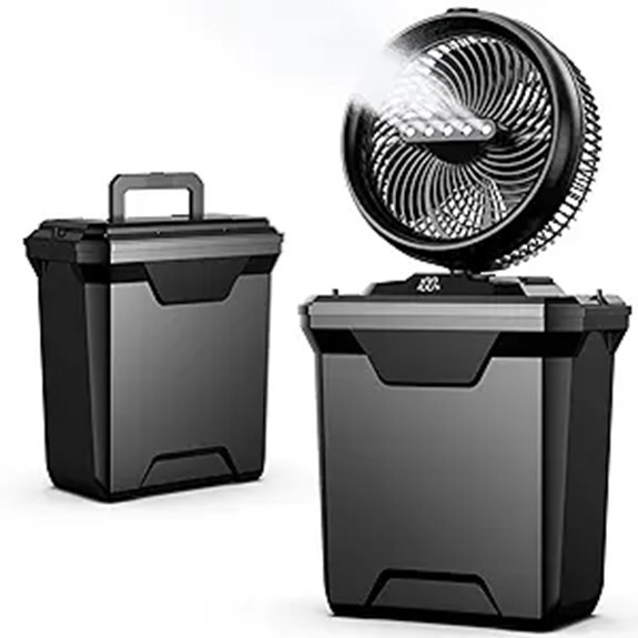 Xasla 10 Rechargeable Misting Fan with Remote