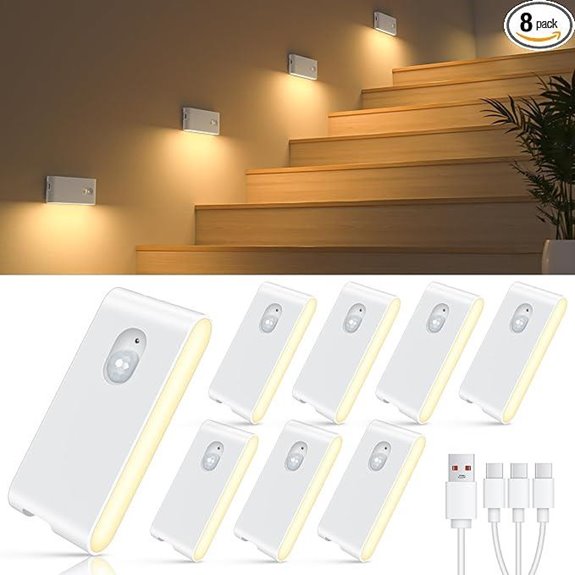 WILLED Rechargeable Motion Sensor Night Lights (8-Pack)
