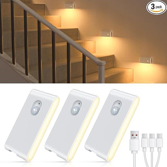 WILLED Rechargeable Motion Sensor Night Light (3-Pack)