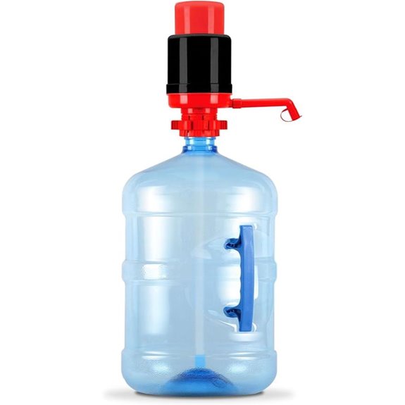 Brio Universal Manual Drinking Water Pump (Red/Black)