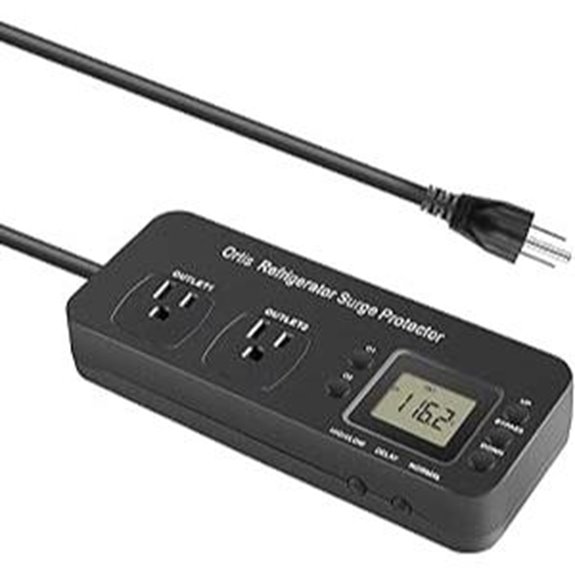 Ortis Refrigerator Surge Protector with Power Monitoring
