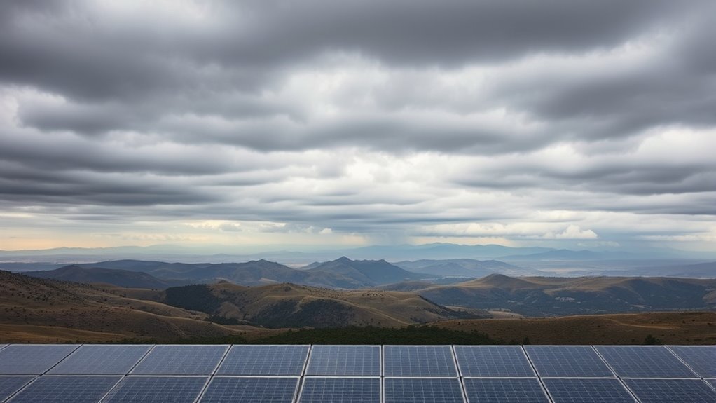 regional cloudy day solar performance