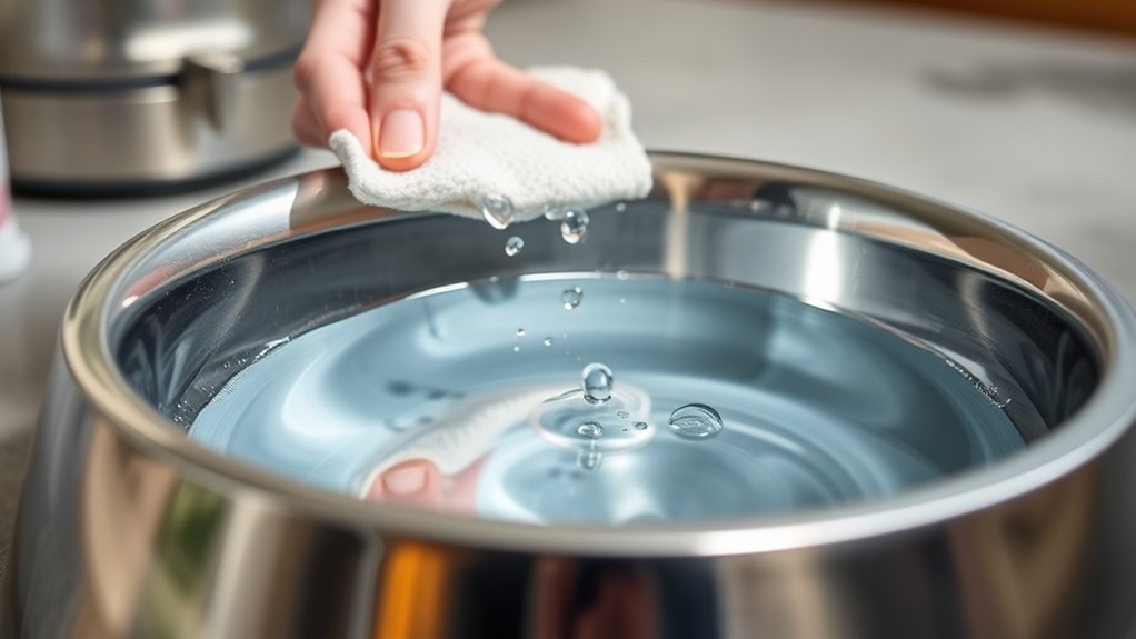 regular cleaning ensures water quality