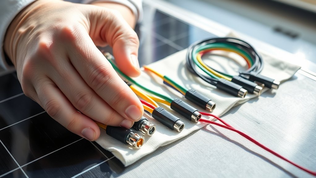 regular connector inspection and cleaning