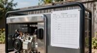 regular generator maintenance schedule
