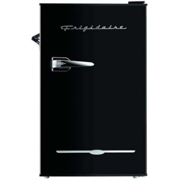 FRIGIDAIRE Retro Black Bar Fridge with Bottle Opener
