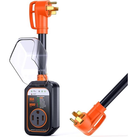 GEARGO 50A RV Surge Protector Waterproof & Circuit Analyzer
