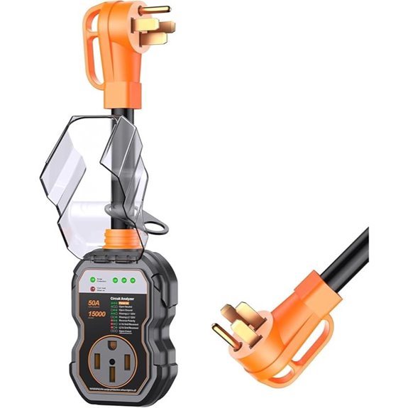 GEARGO 50A RV Surge Protector with Circuit Analyzer