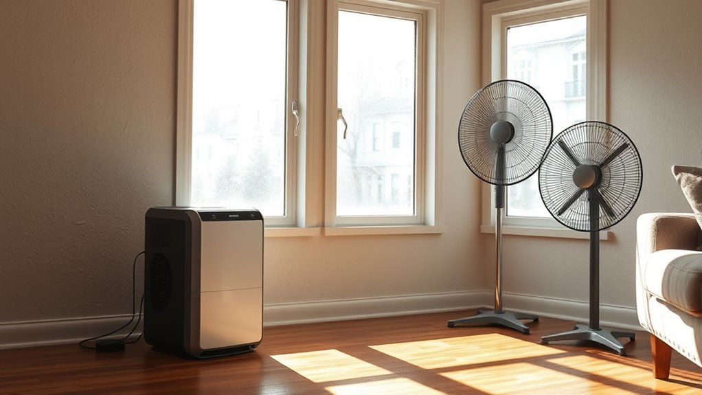 safe dehumidifier fan use