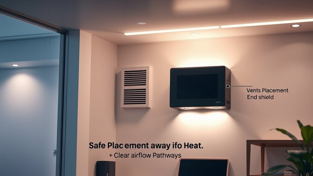 safe ventilated accessible placement