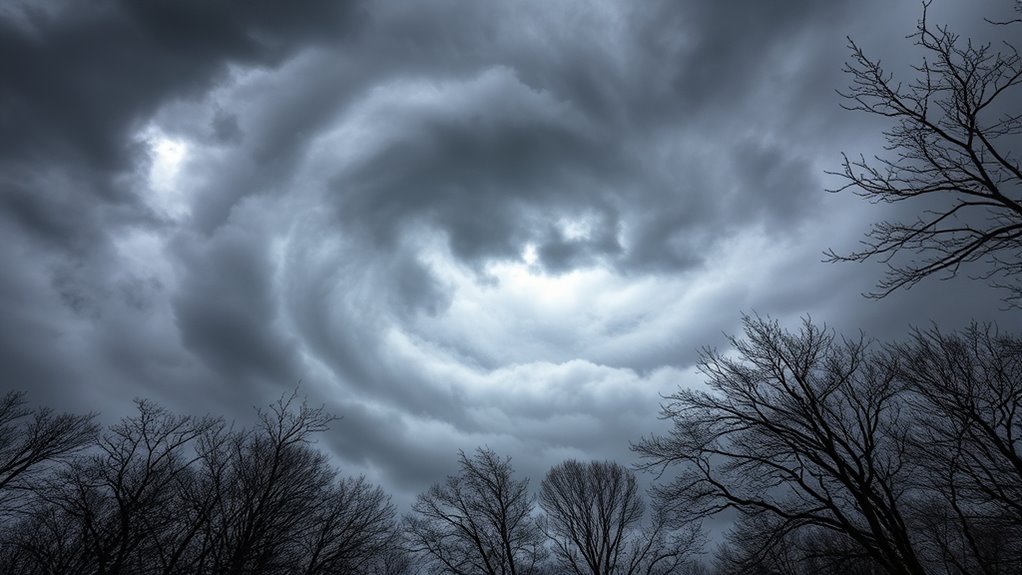 secondary low intensifies wind