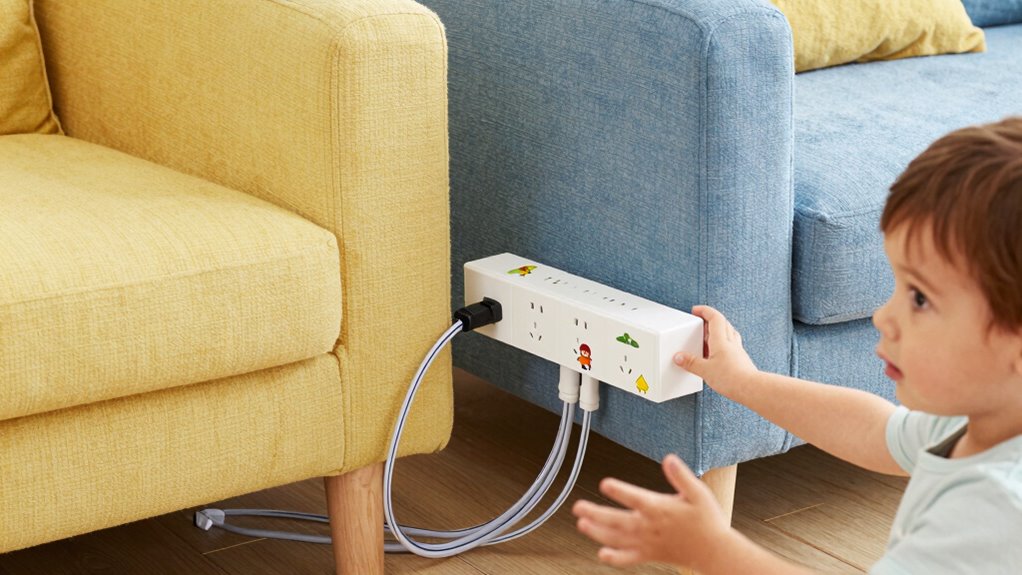 secure cables supervise children