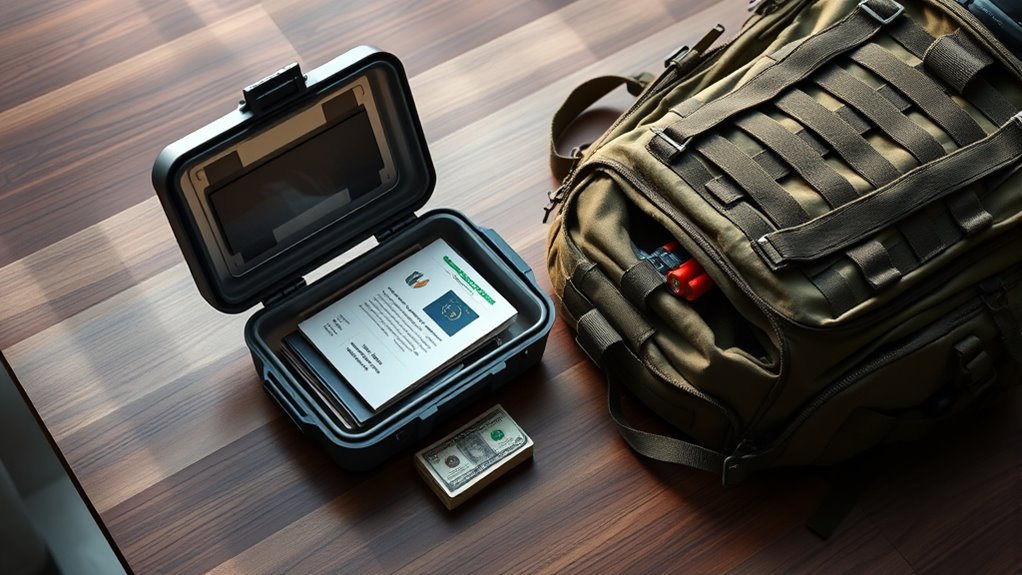 secure documents cash organized