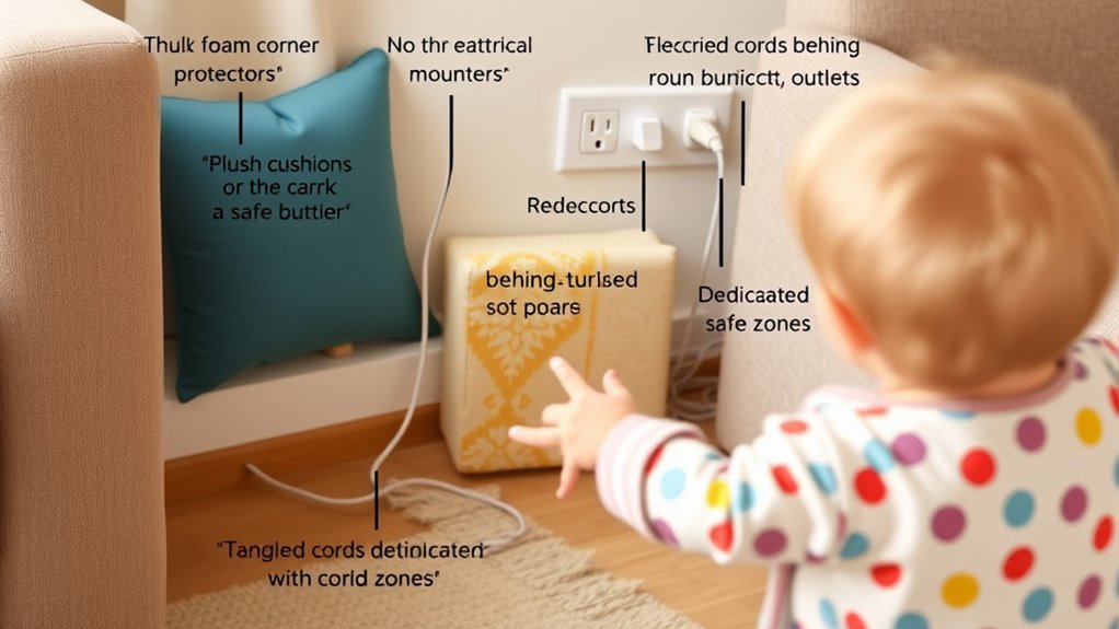 secure furniture and barriers