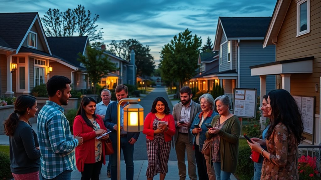 secure instant neighborhood communication