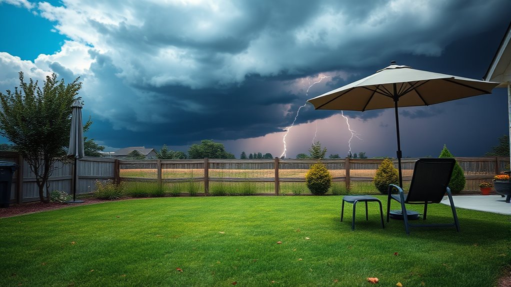 secure outdoor yard items