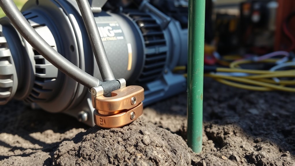 secure proper grounding connections