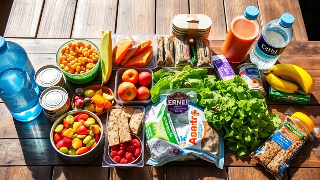 shelf stable nutritious foods selection