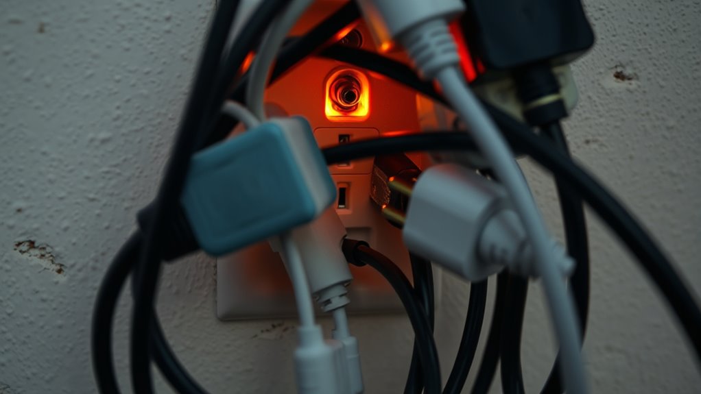 signs of overheating outlets