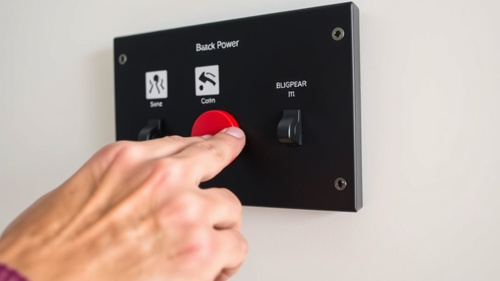 simple accessible emergency controls