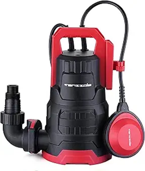 1HP Submersible Water Pump with Float Switch