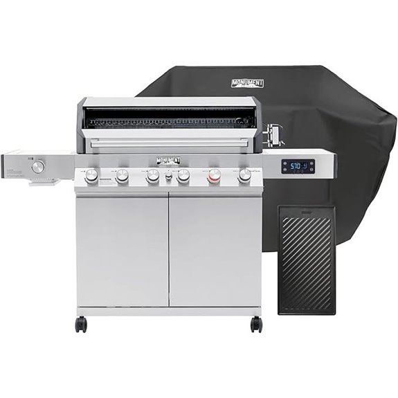 Monument Grills 6+1 Burner Propane Gas Grill