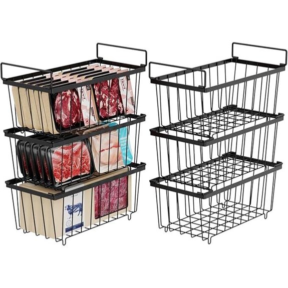 iSPECLE Freezer Organizer Bins (6-Pack)
