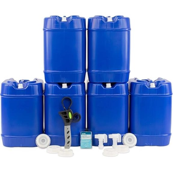 Legacy 5-Gallon Water Storage Tanks (6 Pack)