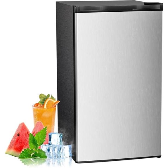 Antarctic Star 3.2 Cu.Ft. Mini Fridge with Freezer