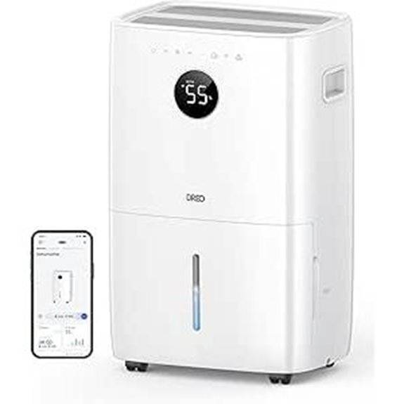 Dreo 110-Pint Smart Dehumidifier with Drain Hose