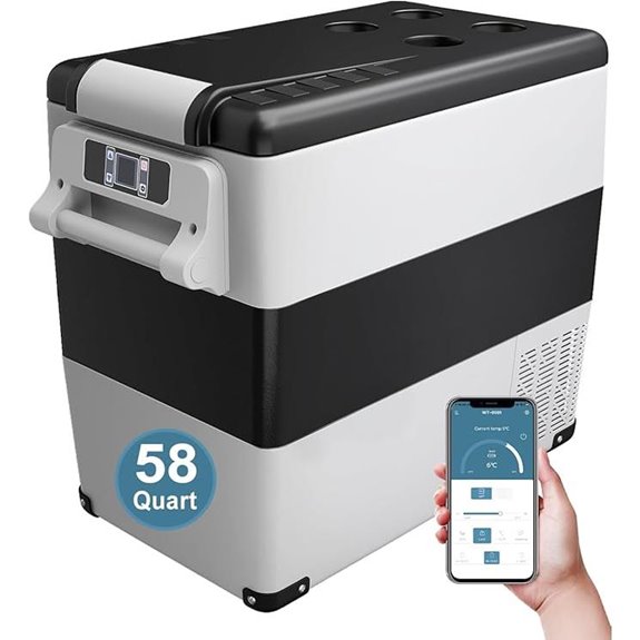 Portable Car Fridge Cooler with APP Control