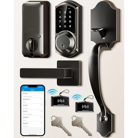 Veise VE06-H Smart Touchscreen Door Lock Set