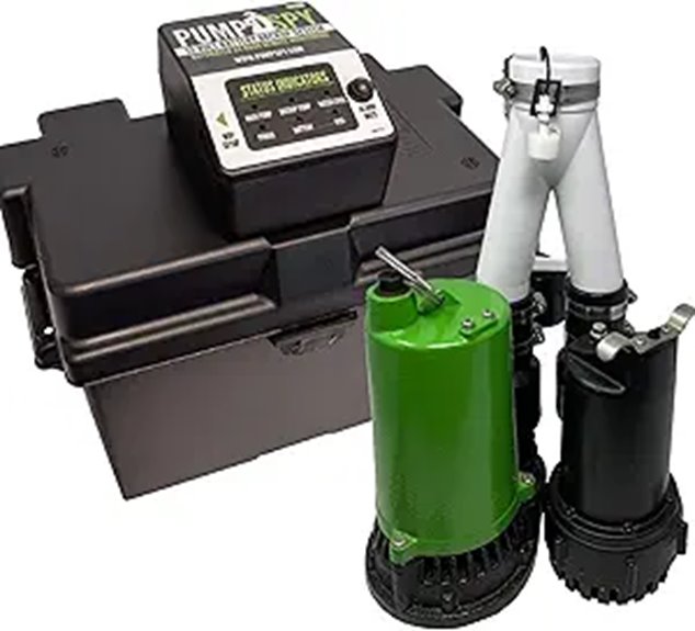 PumpSpy PS2000C SmartPump with Wi-Fi and Battery Backup